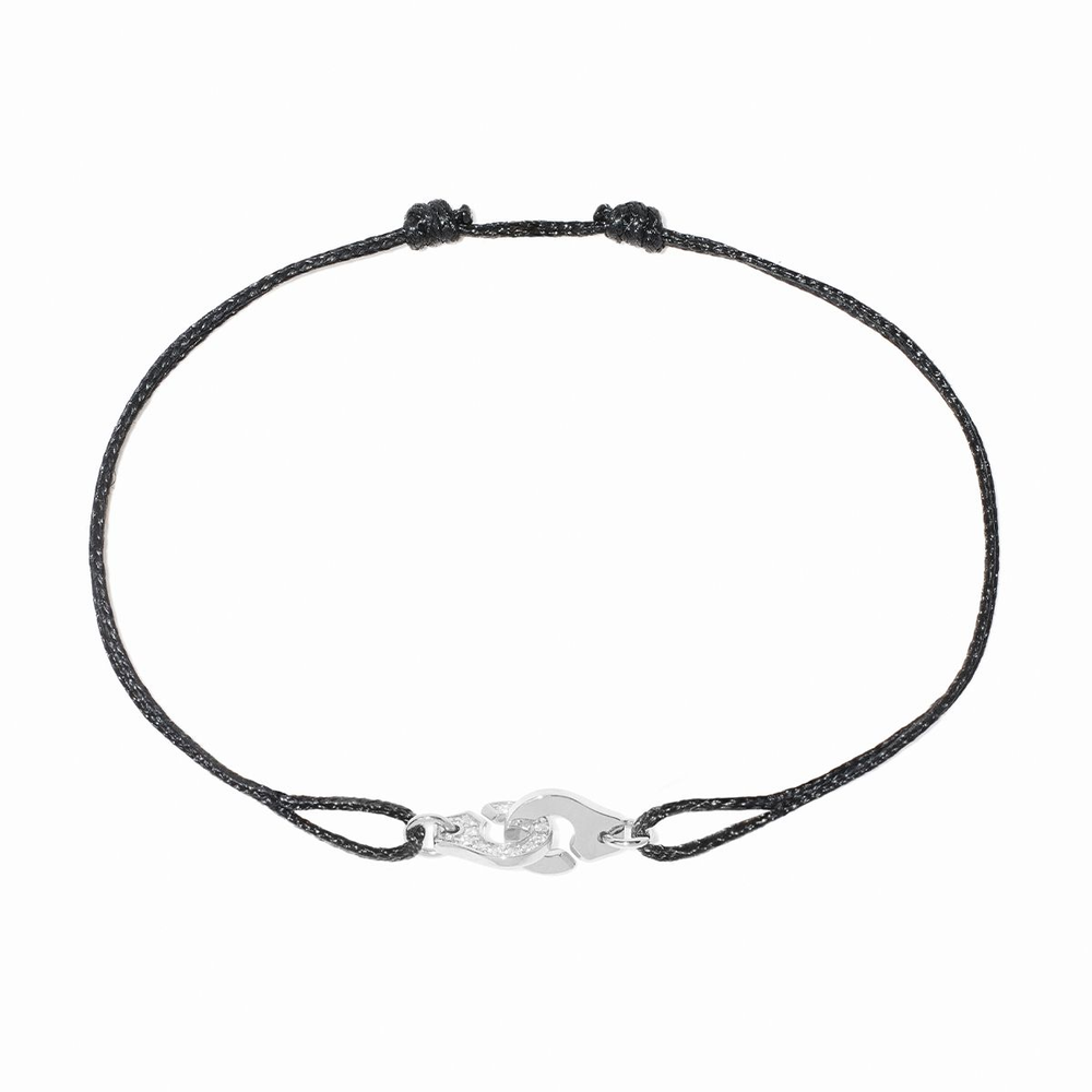 Bracelet Sur Cordon Menottes Dinh Van Mini Modèle