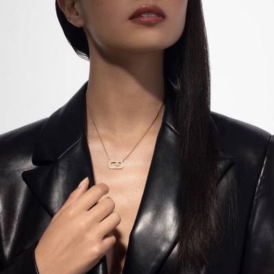 So Move Pavé Collier Diamant Or Jaune