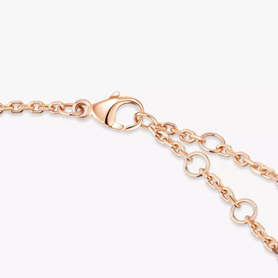 Move Classique Ciselé Bracelet Diamant Or Rose