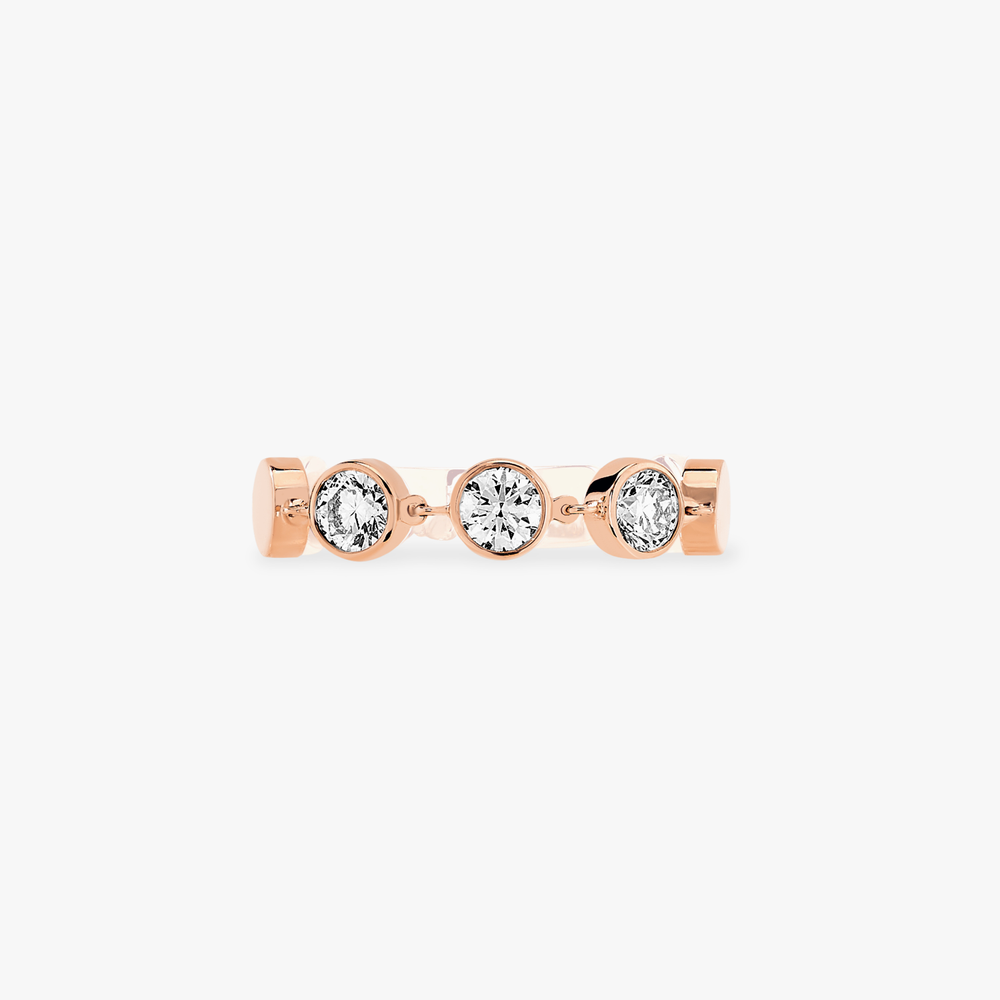 Bague Diamant Or Rose D-Vibes MM