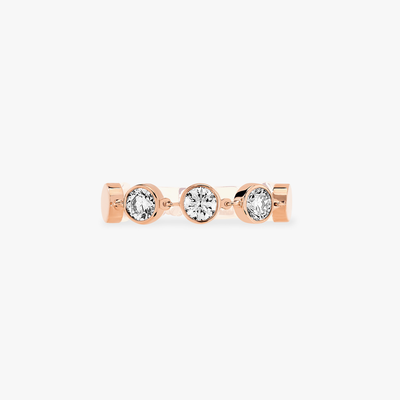 Bague Diamant Or Rose D-Vibes MM