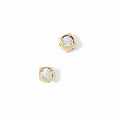 Le Cube Diamant Medium Studs