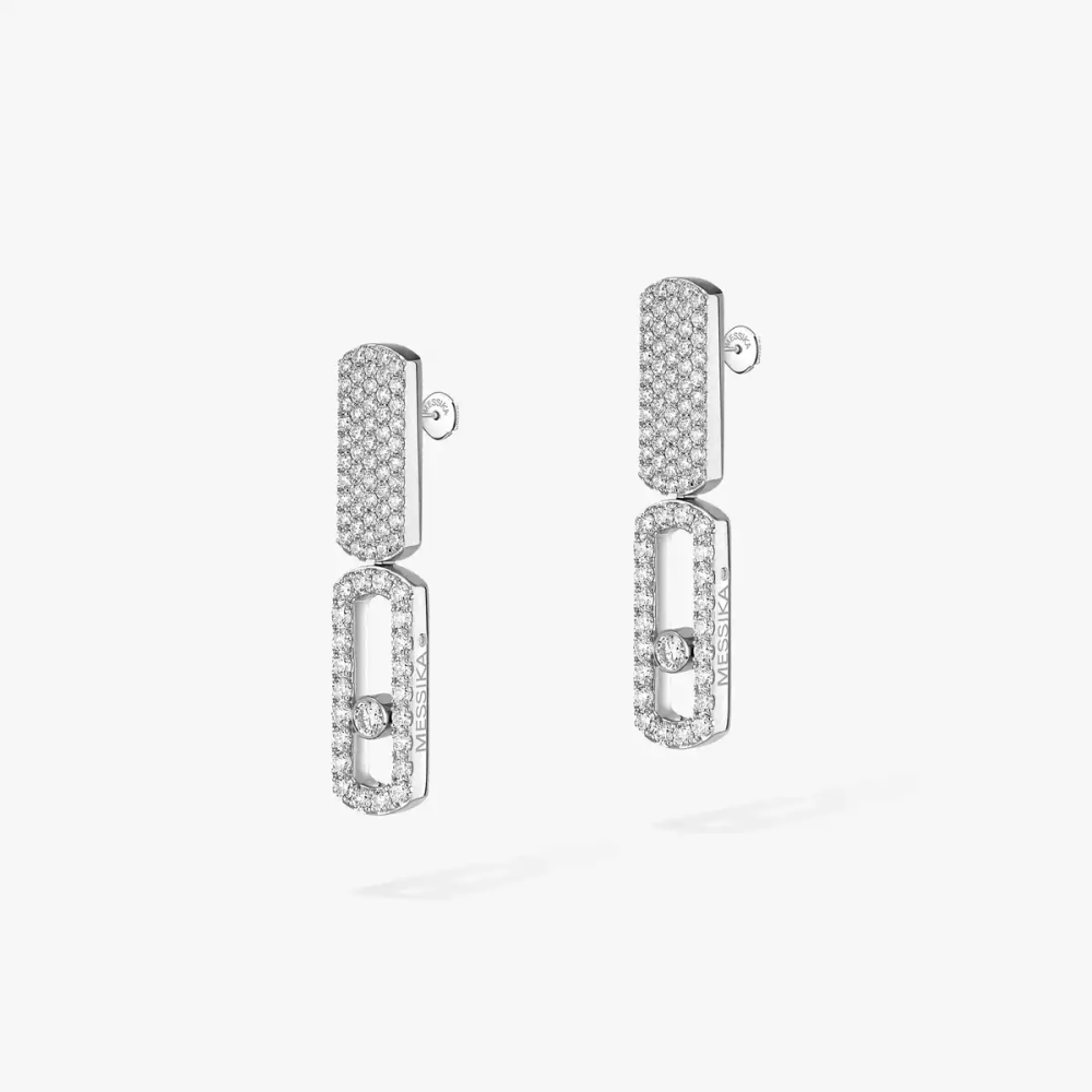 Boucles d'oreilles Imperial Move GM Boucles d'oreilles Diamant Or Blanc