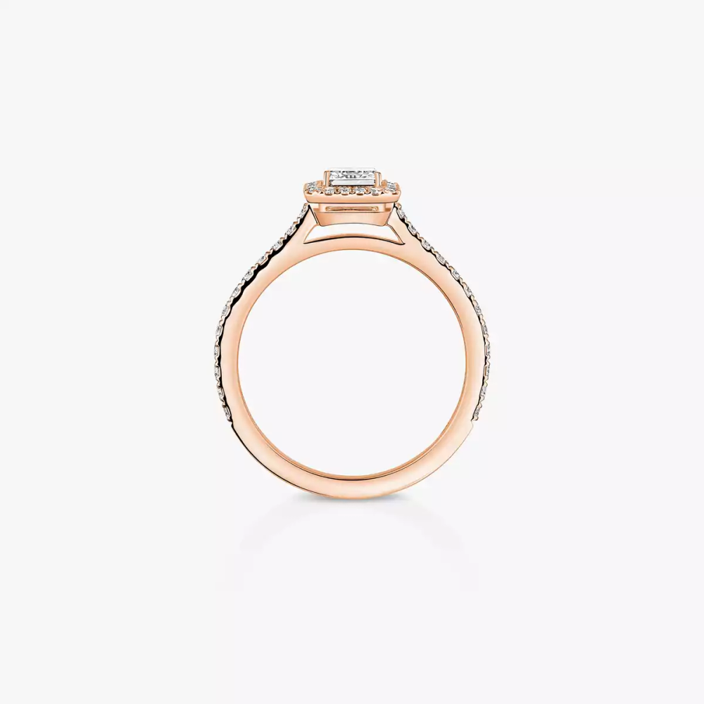 Joy 0,40ct Bague Diamant Or Rose