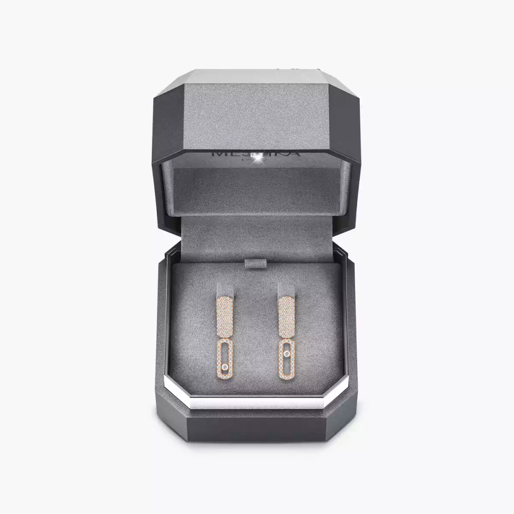 Imperial Move PM Boucles d'oreilles Diamant Or Rose