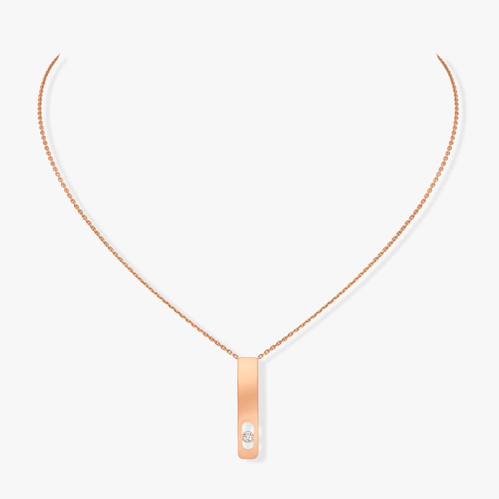 My First Diamond Collier Diamant Or Rose