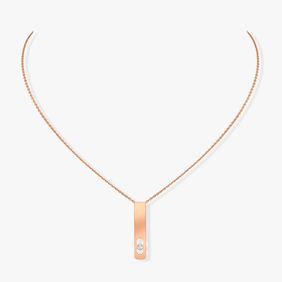 My First Diamond Collier Diamant Or Rose
