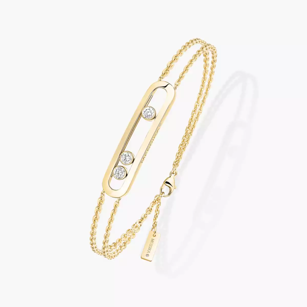 Move Classique Bracelet Diamant Or Jaune