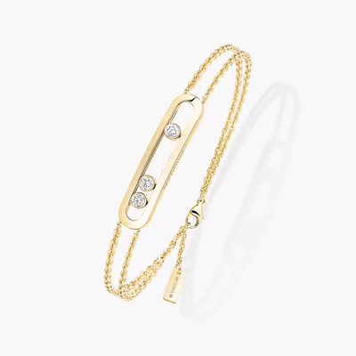 Move Classique Bracelet Diamant Or Jaune