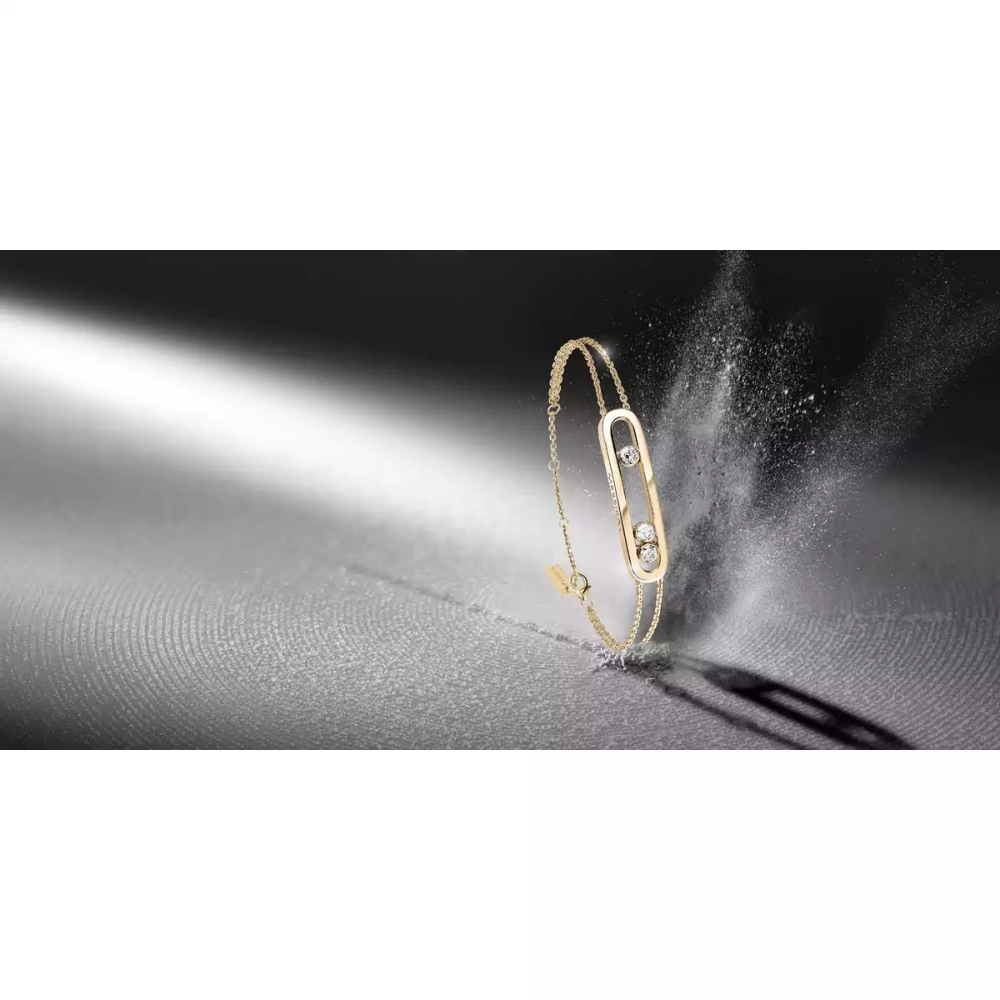 Move Classique Bracelet Diamant Or Jaune