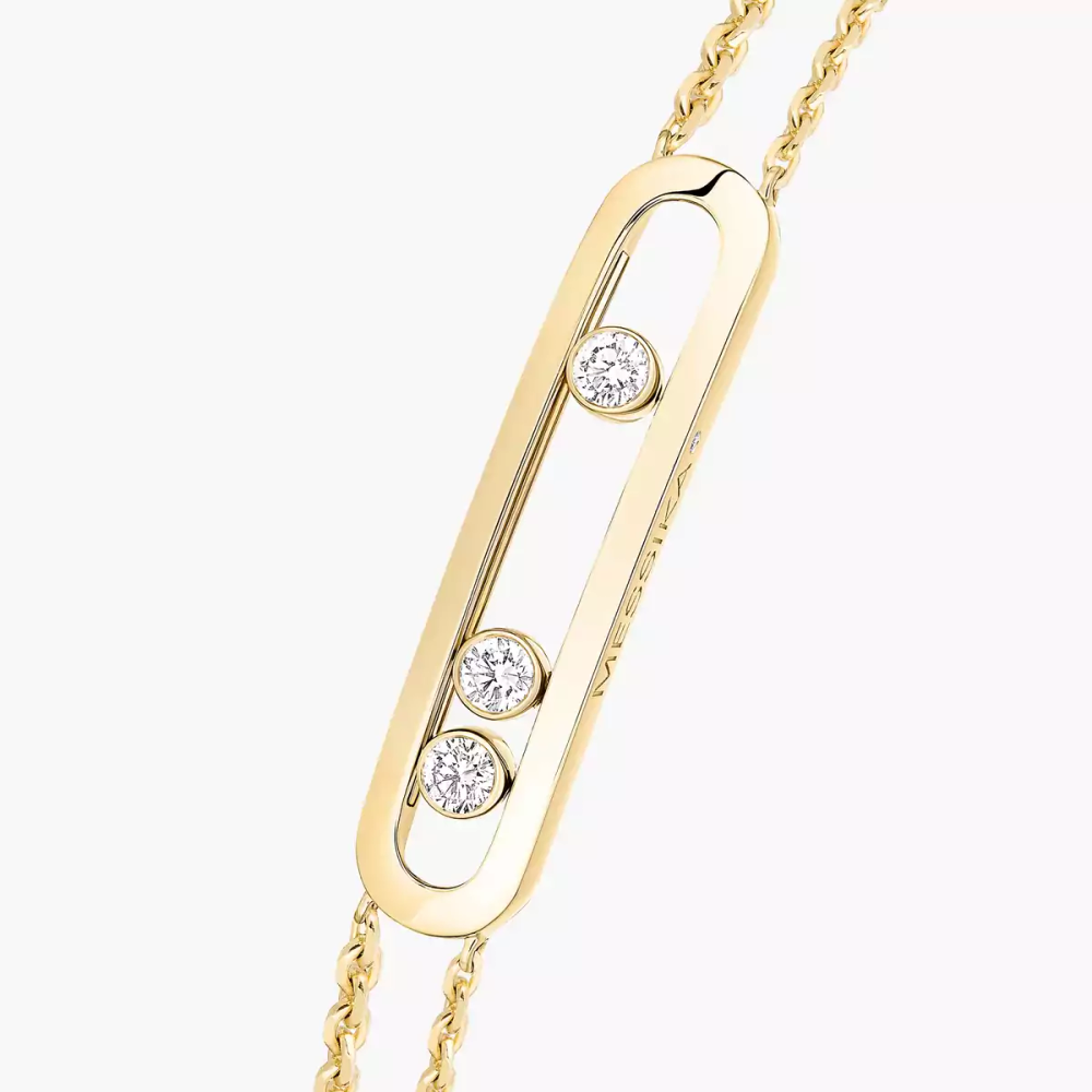 Move Classique Bracelet Diamant Or Jaune