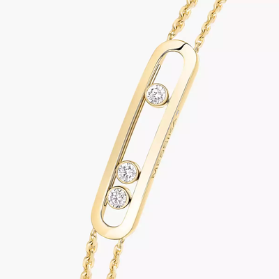 Move Classique Bracelet Diamant Or Jaune