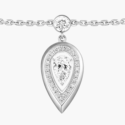 Bracelet de cheville Fiery Bracelet Diamant Or Blanc