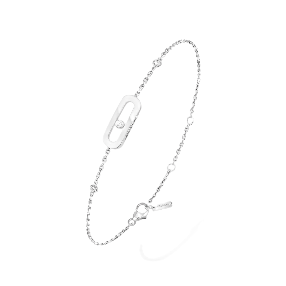 Bracelet Diamant Or Blanc Bracelet Move Uno