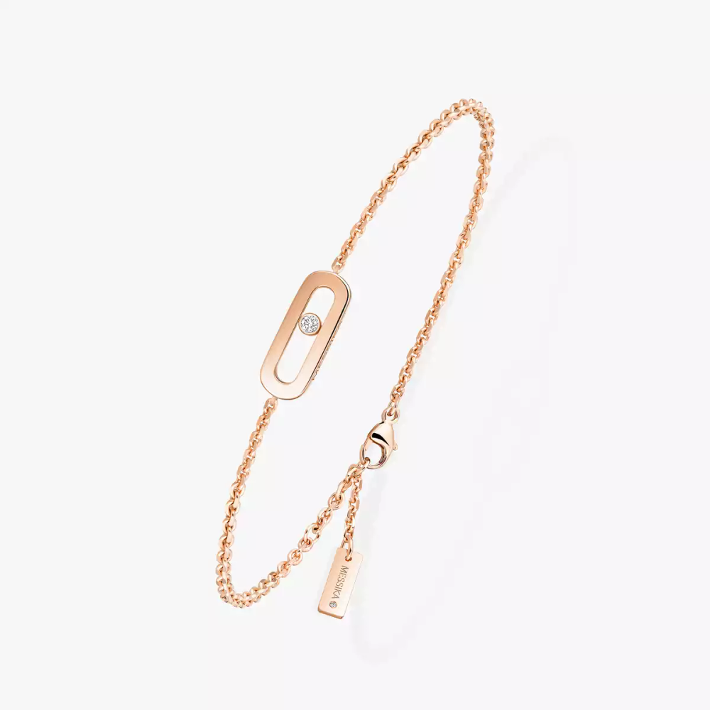 Move Uno Bracelet Diamant Or Rose