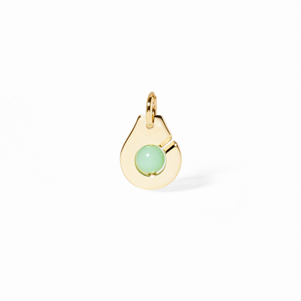 Pendentif Menottes Dinh Van R10 Chrysoprase