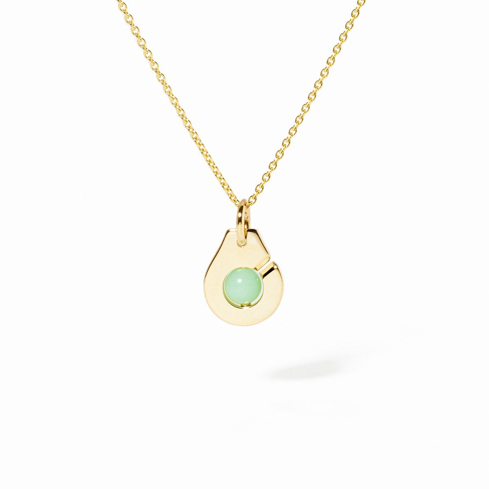 Menottes Dinh Van Chrysoprase Small Pendant