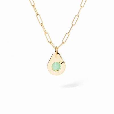 Menottes Dinh Van Chrysoprase Small Pendant