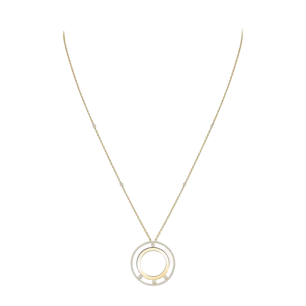 Collier Long Move Romane Collier Diamant Or Jaune