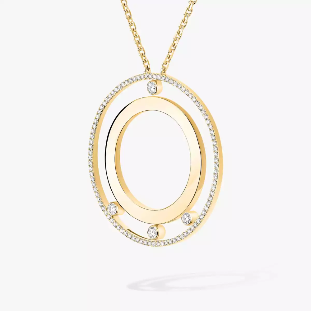 Collier Long Move Romane Collier Diamant Or Jaune