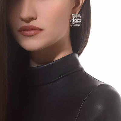 Move Iconica Boucles d'oreilles Diamant Or Blanc