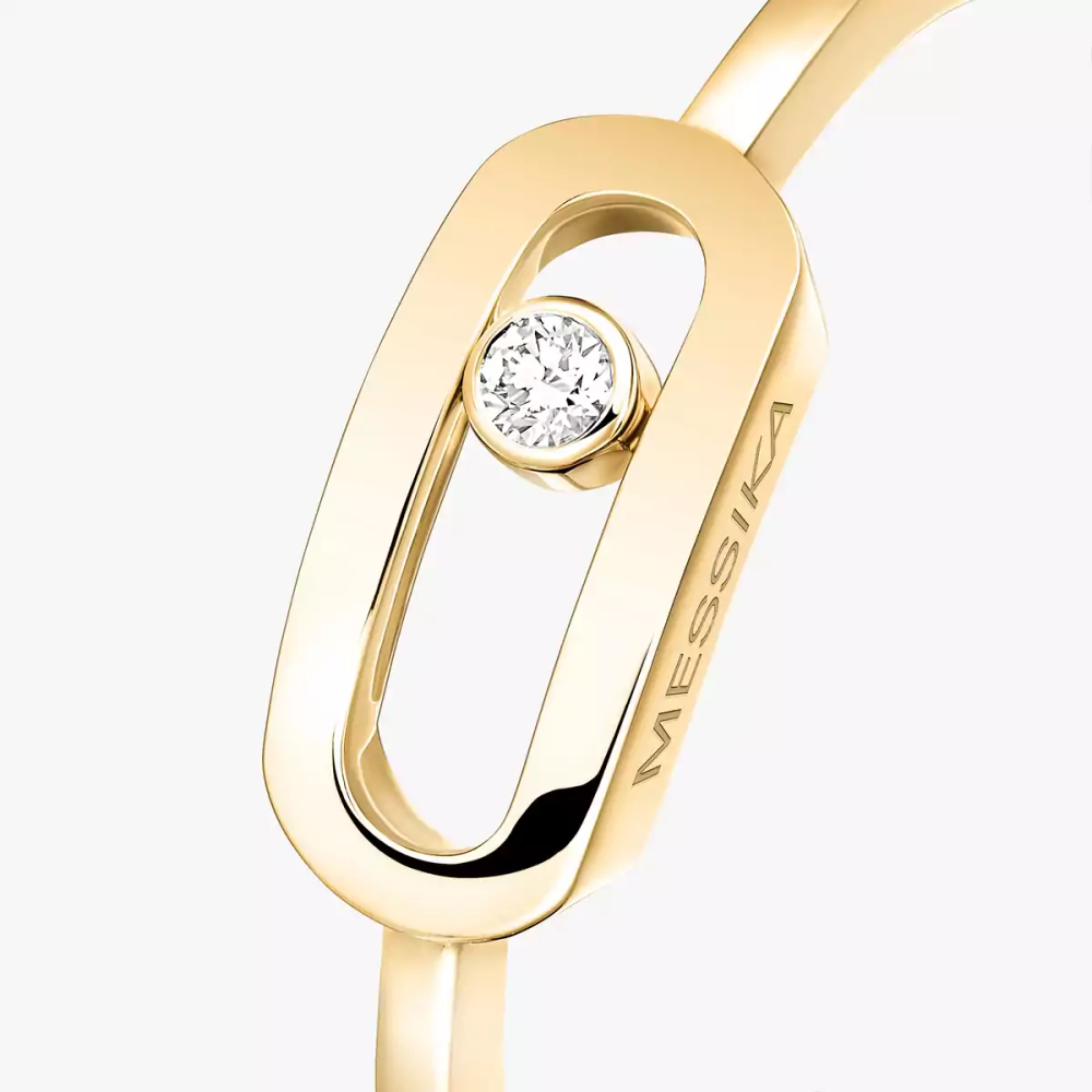Move Uno Or Bague Diamant Or Jaune