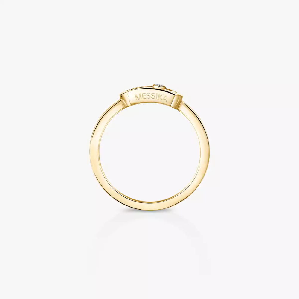 Move Uno Or Bague Diamant Or Jaune