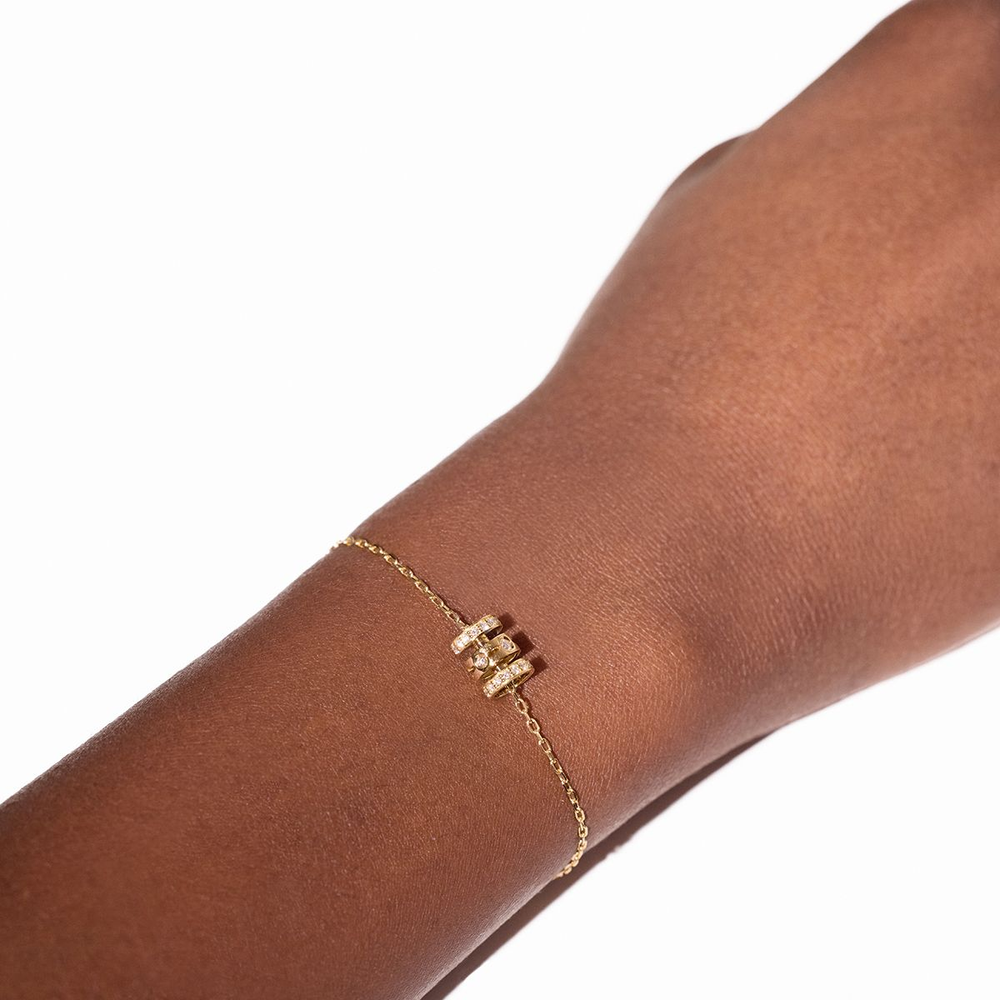 Pulse Paved 3 Rows Bracelet