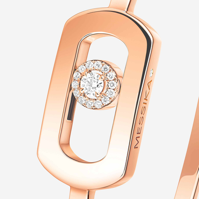 Jonc So Move Bracelet Diamant Or Rose