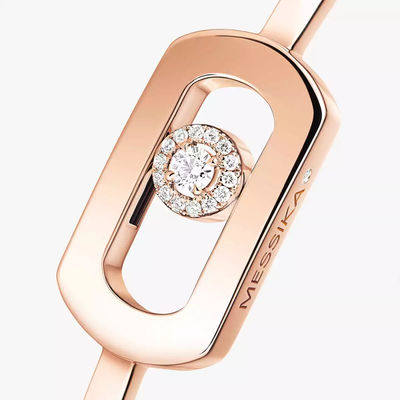 Jonc So Move Bracelet Diamant Or Rose