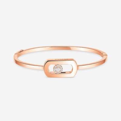 Jonc So Move Bracelet Diamant Or Rose
