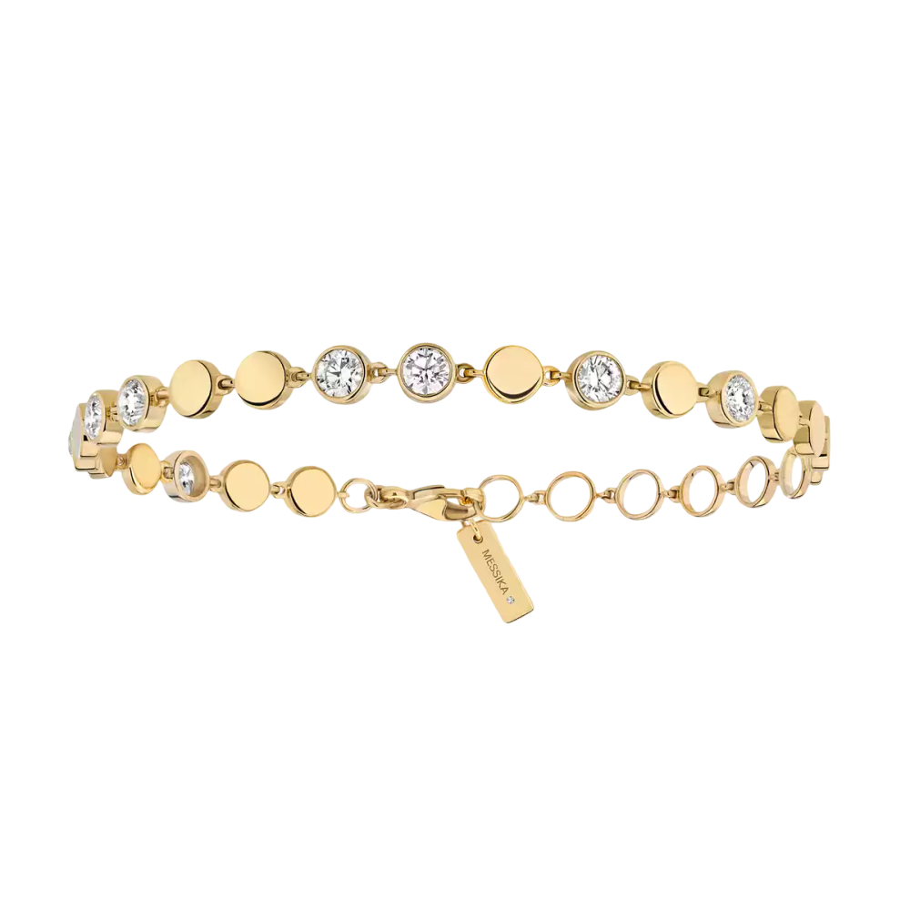 D-Vibes MM Yellow Gold Diamond Bracelet