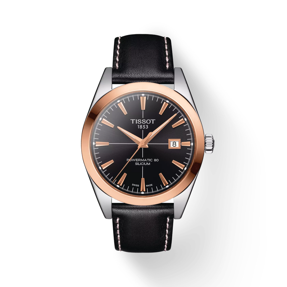Gentleman Powermatic 80 Silicium Solid 18K Gold bezel