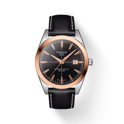 Gentleman Powermatic 80 Silicium Solid 18K Gold bezel