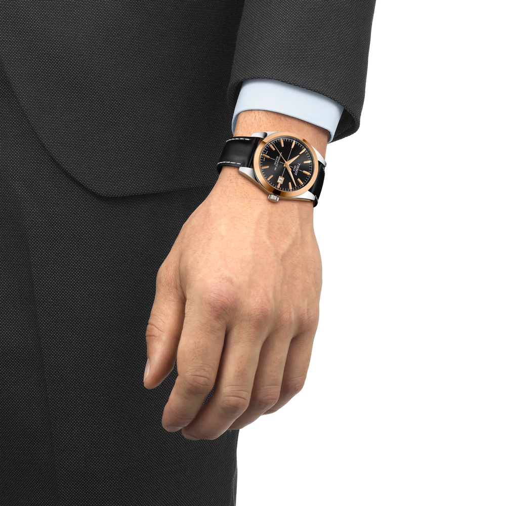 Gentleman Powermatic 80 Silicium Solid 18K Gold bezel