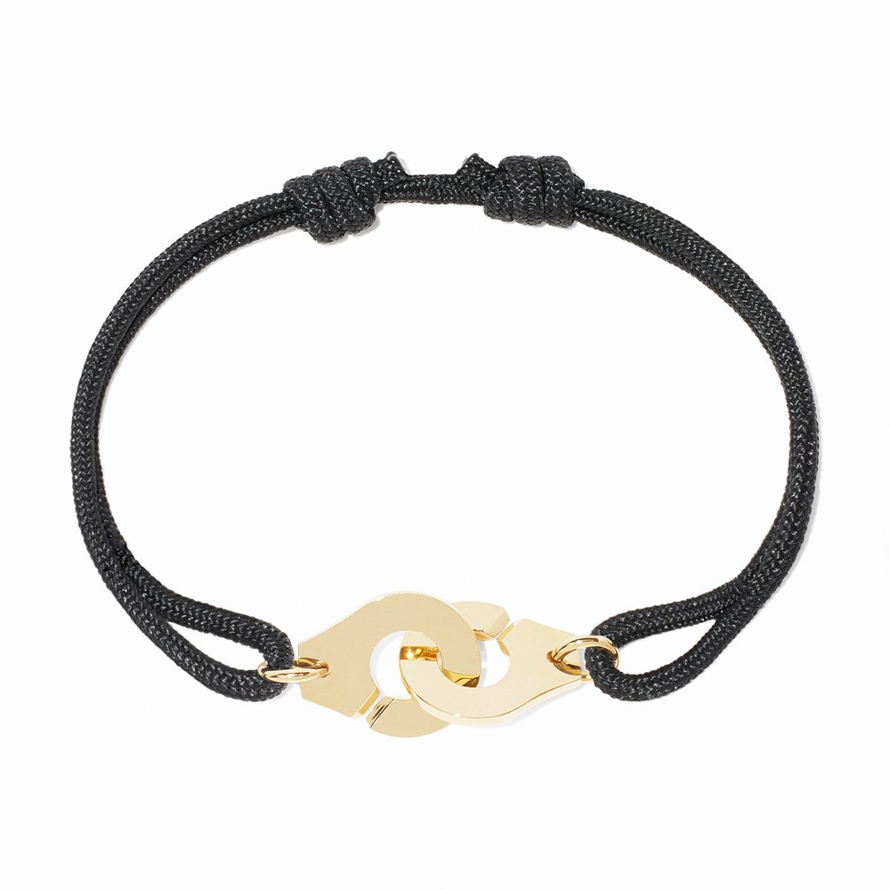 Bracelet Sur Cordon Menottes Dinh Van Moyen Modèle