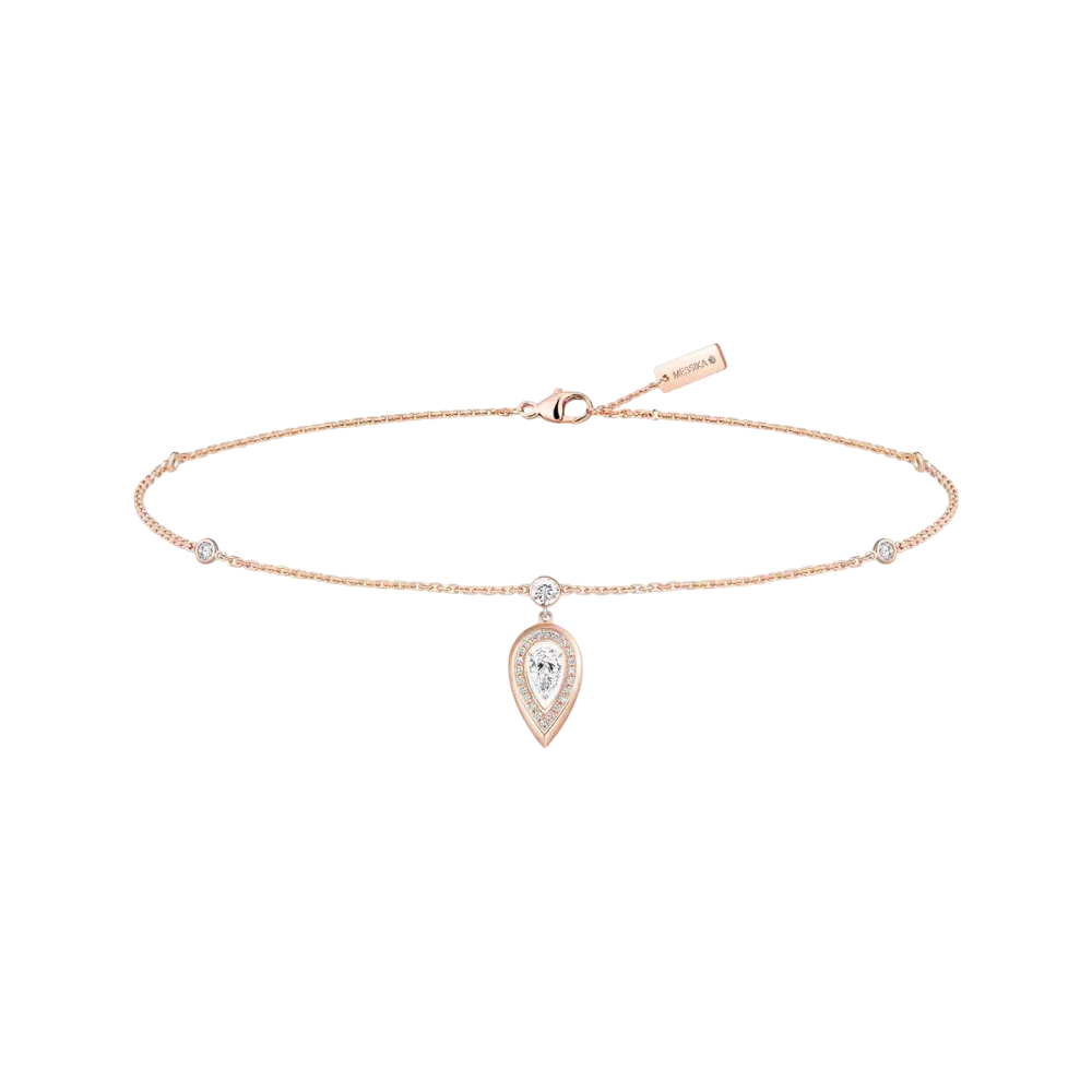Bracelet de cheville Fiery Bracelet Diamant Or Rose