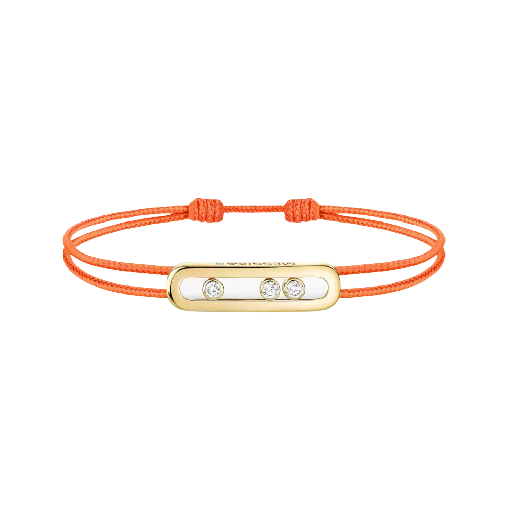 Bracelet cordon orange Messika Care(s) Bracelet Diamant Or Jaune