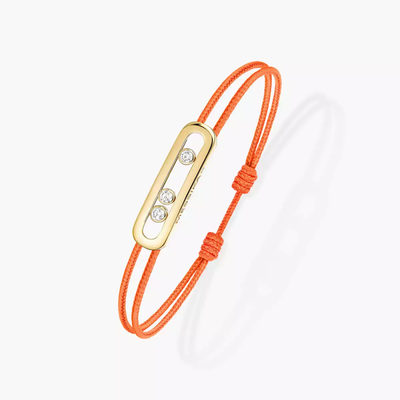 Cordon Messika CARE(S) Orange Bracelet Diamant Or Jaune