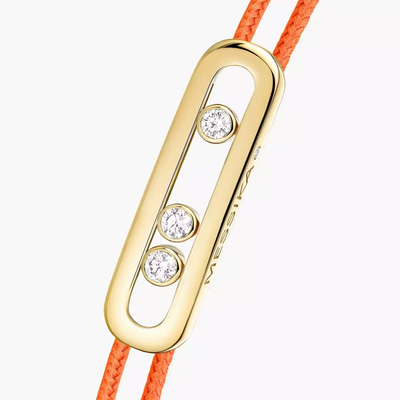 Cordon Messika CARE(S) Orange Bracelet Diamant Or Jaune