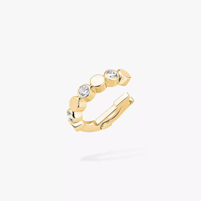 Mono clip D-Vibes Boucles d'oreilles Diamant Or Jaune