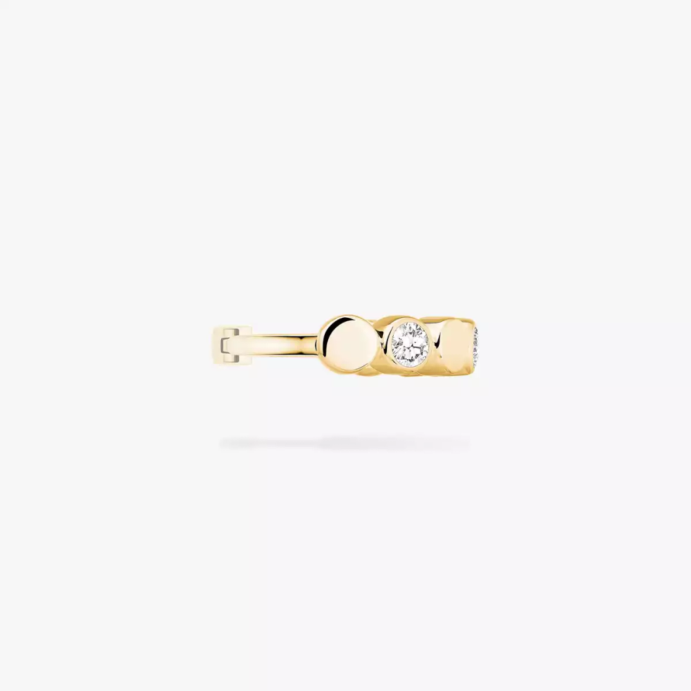 Mono Clip D-Vibes Boucles d'oreilles Diamant Or Jaune