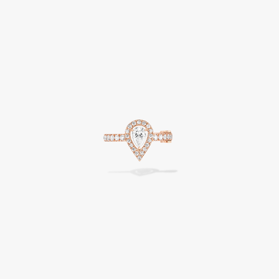 Mono clip Milieu My Twin Diamant Poire 0,10ct Boucles d'oreilles Diamant Or Rose