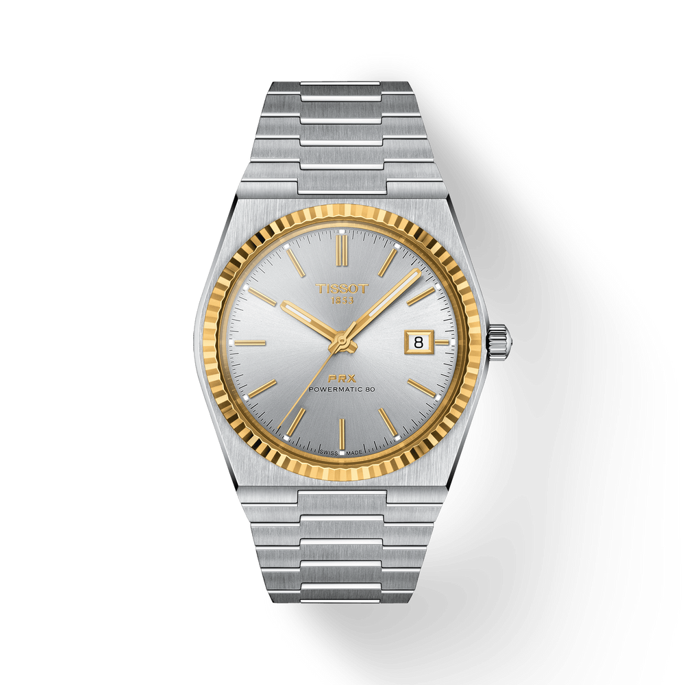 PRX Powermatic 80 Steel and 18K Gold Bezel