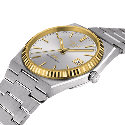 PRX Powermatic 80 Steel and 18K Gold Bezel