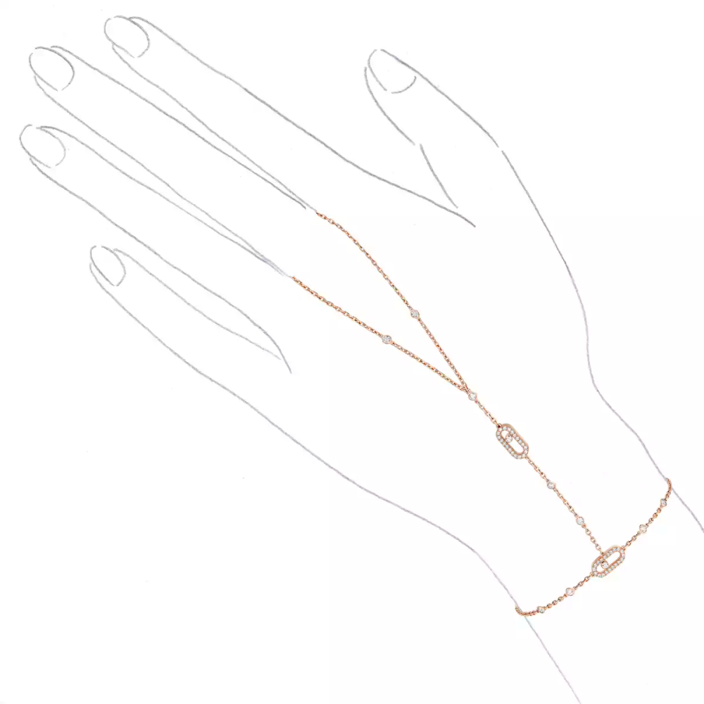 Bracelet de Main Move Uno Bracelet Diamant Or Rose