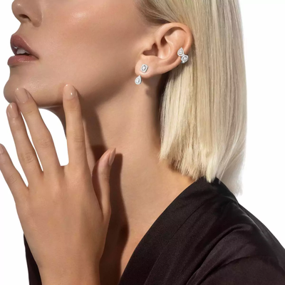 My Twin Toi & Moi 0.15ct x2 White Gold Diamond Earrings