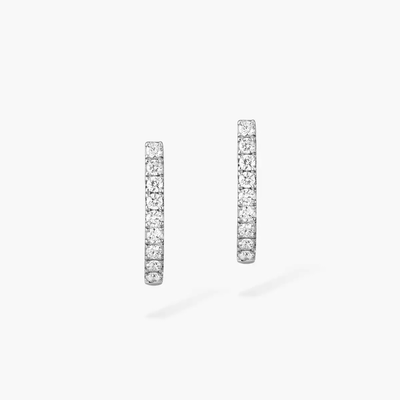 Créoles Gatsby XS Boucles d'oreilles Diamant Or Blanc