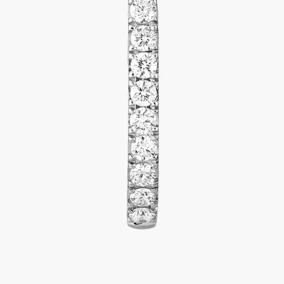 Créoles Gatsby XS Boucles d'oreilles Diamant Or Blanc