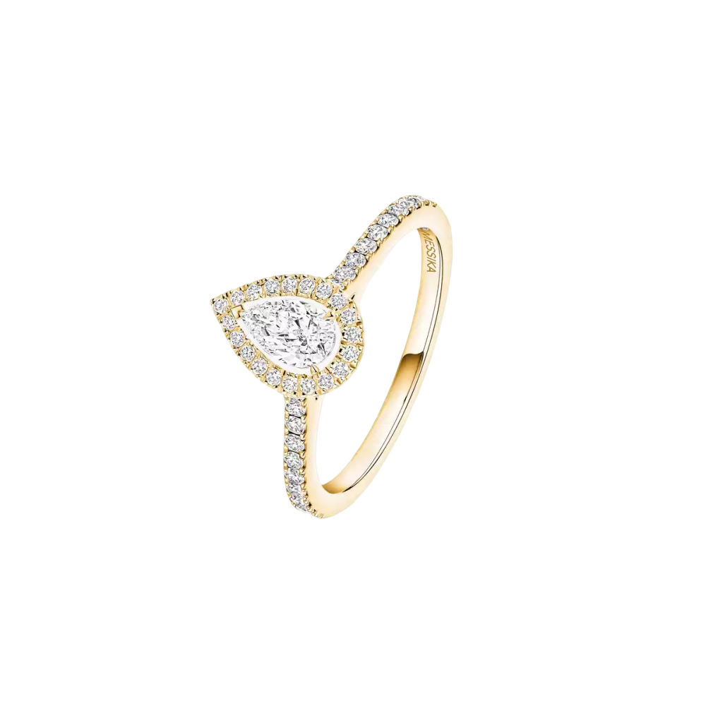 Joy 0,25ct Bague Diamant Or Jaune
